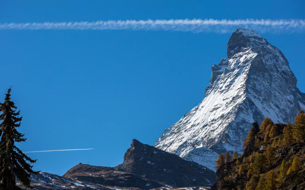 peak mountain nature matterhorn HD Desktop Wallpaper | Background Image