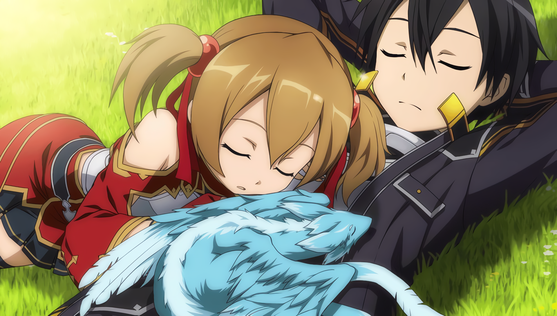 Download Kirito (Sword Art Online) Kazuto Kirigaya Silica (Sword Art  Online) Keiko Ayano Pina (Sword Art Online) Anime Sword Art Online HD  Wallpaper