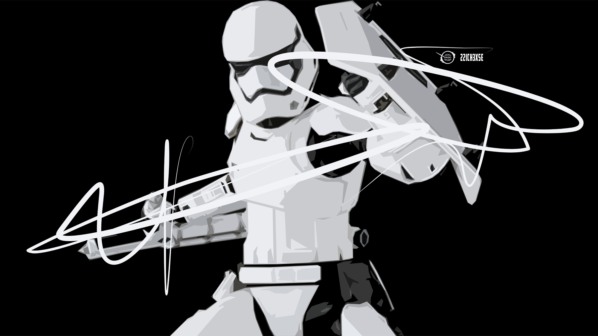 Stormtrooper in Movement by zelko