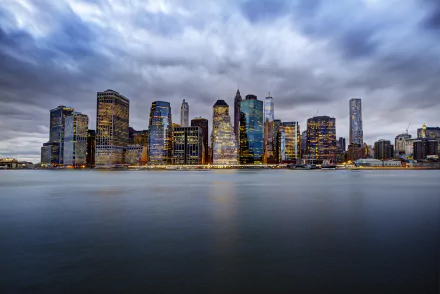 skyscraper building USA city New York man made Manhattan HD Desktop Wallpaper | Background Image