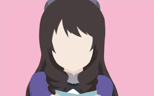 Mio5 (Ojisan to Marshmallow) minimalist Anime Ojisan to Marshmallow HD Desktop Wallpaper | Background Image