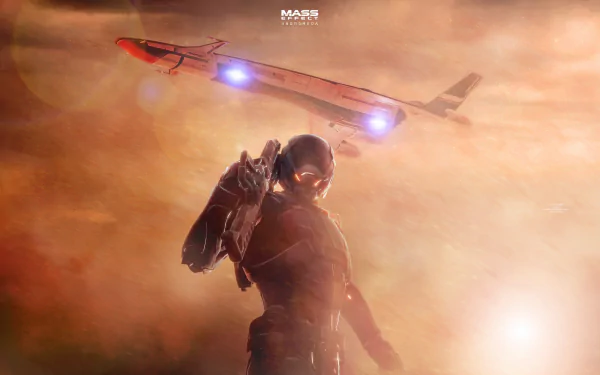 Scott Ryder video game Mass Effect: Andromeda HD Desktop Wallpaper | Background Image