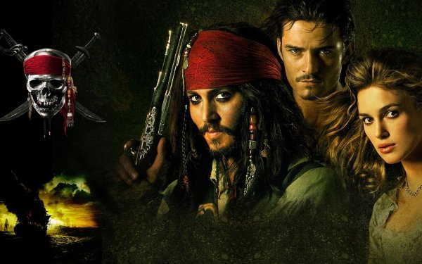 Movie Pirates Of The Caribbean Elizabeth Swann Jack Sparrow Johnny Depp Keira Knightley Orlando Bloom Will Turner HD Wallpaper | Background Image