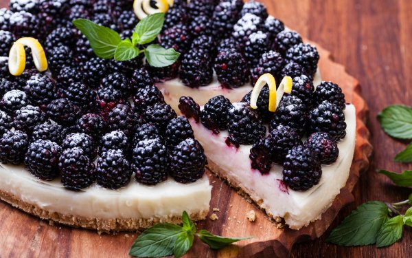 Food Pie Fruit Blackberry Pastry HD Wallpaper | Background Image