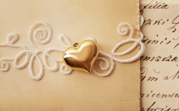 Artistic Love Heart Letter HD Wallpaper | Background Image