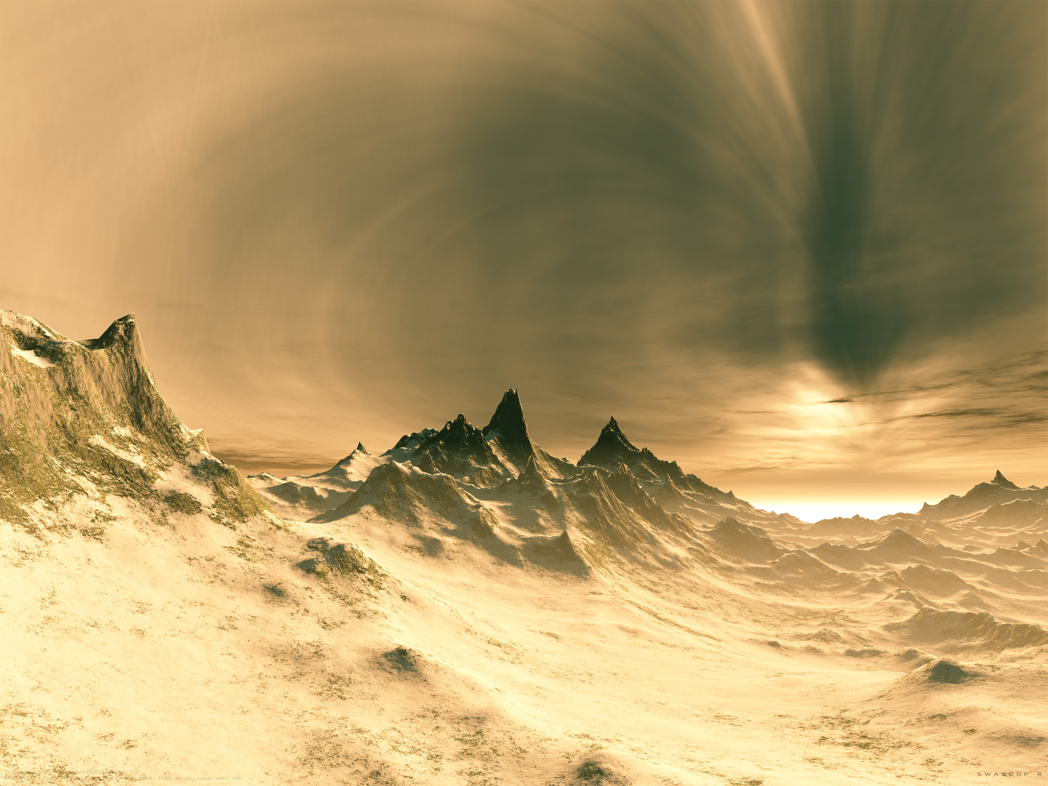 Majestic mountain landscape as a high-resolution desktop wallpaper.