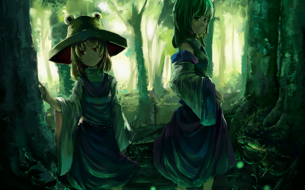 Anime Touhou Suwako Moriya HD Wallpaper | Background Image