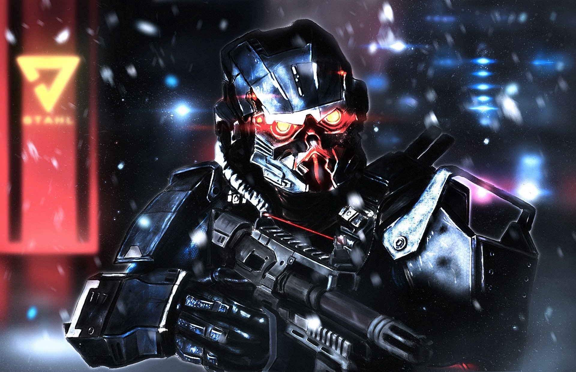 killzone shadow fall helghast weapons