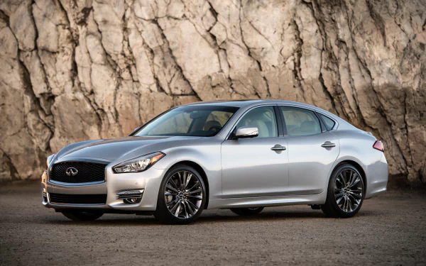 car silver car Infiniti vehicle Infiniti Q70 HD Desktop Wallpaper | Background Image