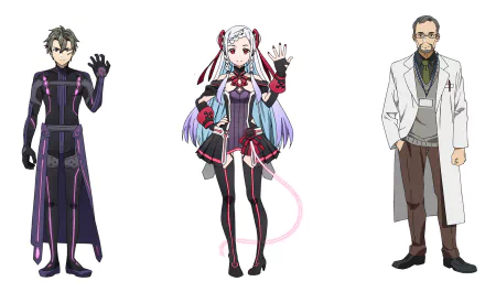 HD desktop wallpaper featuring Shigemura Tetsuhiro, Yuna, and Eiji from the anime Sword Art Online Ordinal Scale movie.