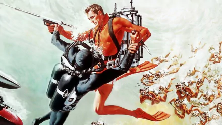 James Bond Sean Connery movie Thunderball HD Desktop Wallpaper | Background Image