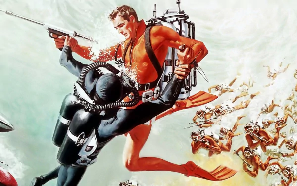 James Bond Sean Connery movie Thunderball HD Desktop Wallpaper | Background Image