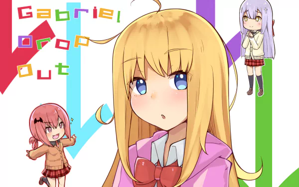 Raphiel Shiraha Ainsworth Gabriel Tenma White Satanichia Kurumizawa McDowell Anime Gabriel DropOut HD Desktop Wallpaper | Background Image
