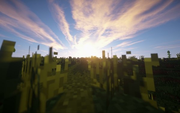 Video Game Minecraft Meadow Sky HD Wallpaper | Background Image