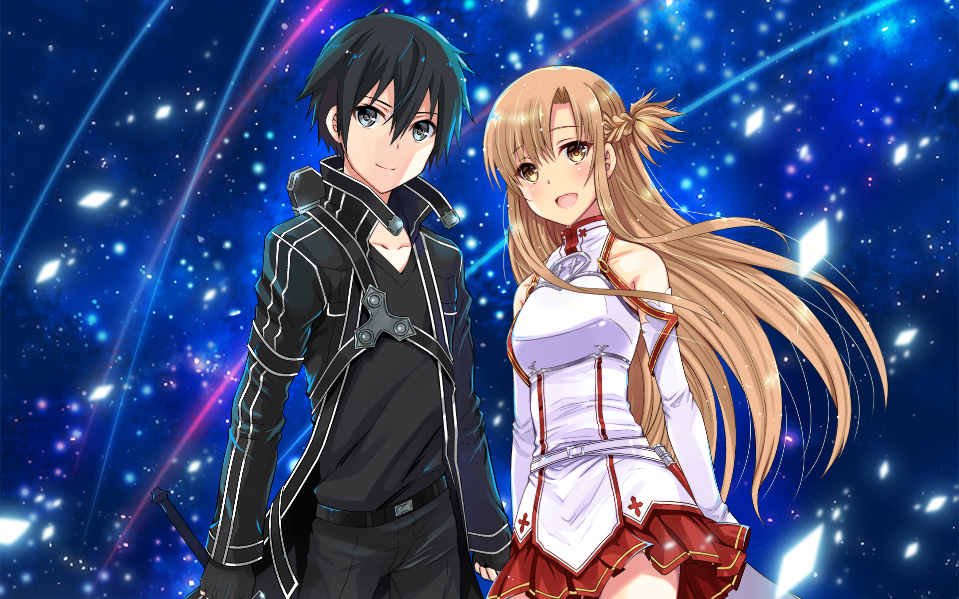 HD desktop wallpaper: Anime, Sword Art Online, Asuna Yuuki, Kirito (Sword  Art Online), Kazuto Kirigaya download free picture #403564