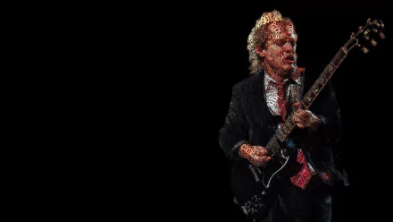 Angus Young heavy metal music AC/DC HD Desktop Wallpaper | Background Image