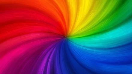 A vibrant, swirling background featuring a spectrum of colors, inspired by the movie Trolls. This HD wallpaper adds a playful and lively touch to any desktop.