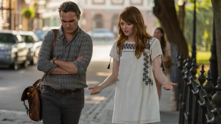 Joaquin Phoenix Emma Stone movie Irrational Man HD Desktop Wallpaper | Background Image