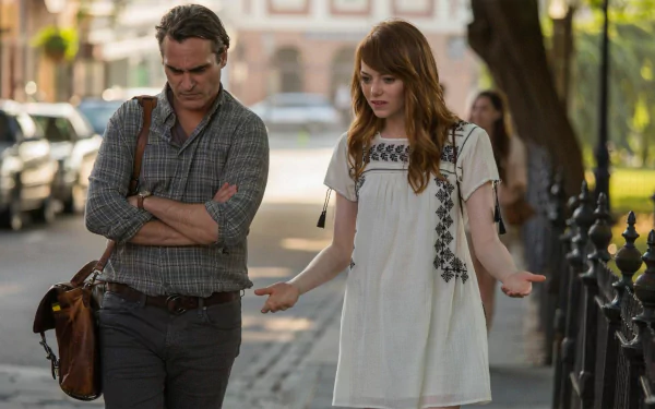 Joaquin Phoenix Emma Stone movie Irrational Man HD Desktop Wallpaper | Background Image