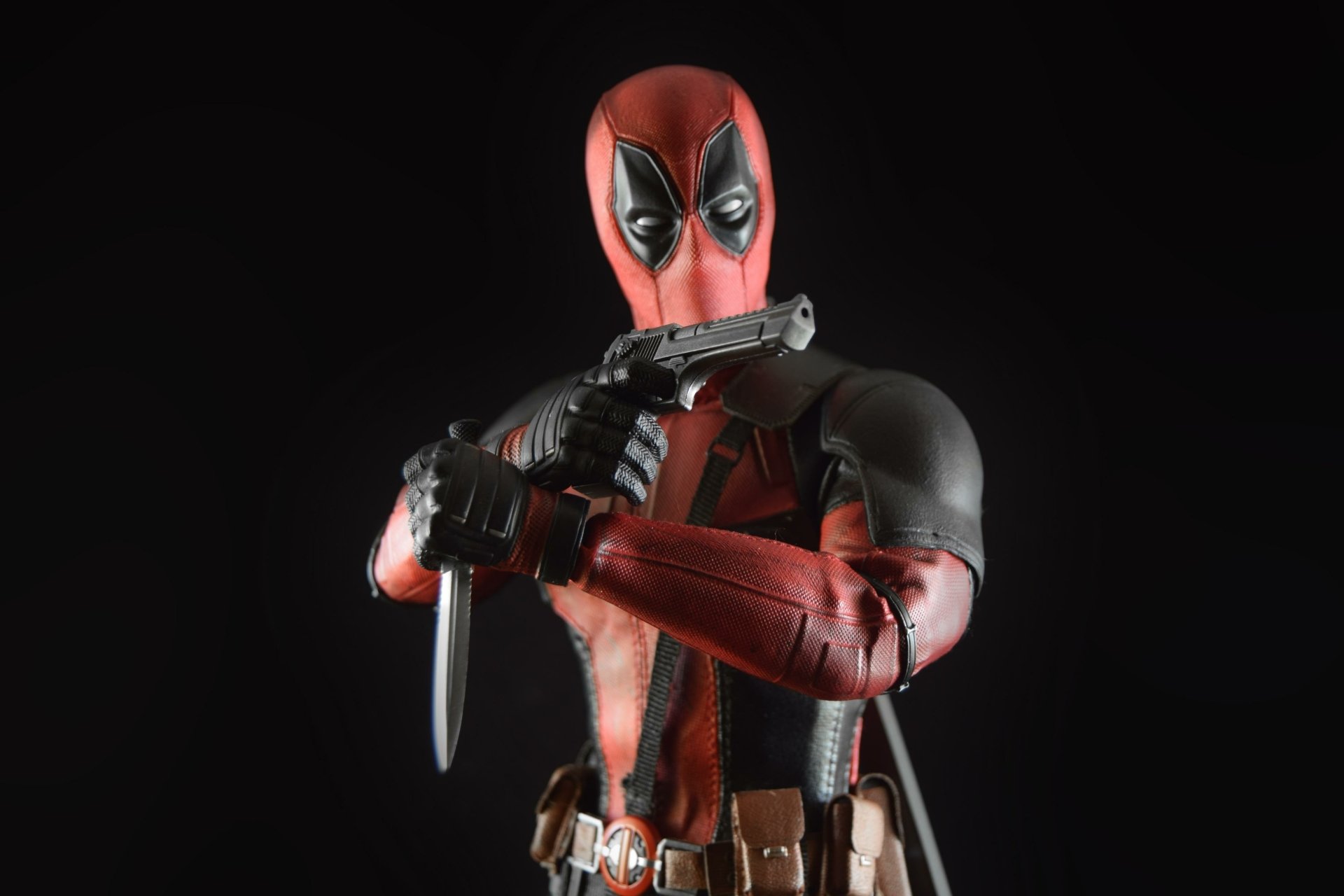 Download Figurine Deadpool Man Made Toy 4k Ultra HD Wallpaper by Alex Burchill