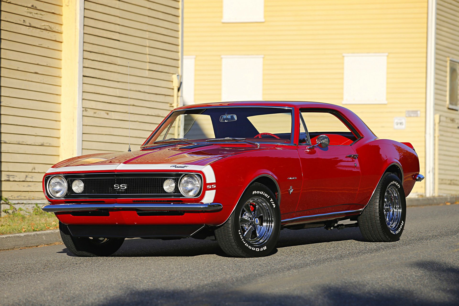 Download Muscle Car Hot Rod Chevrolet Camaro SS 350 Vehicle Chevrolet Camaro SS HD Wallpaper