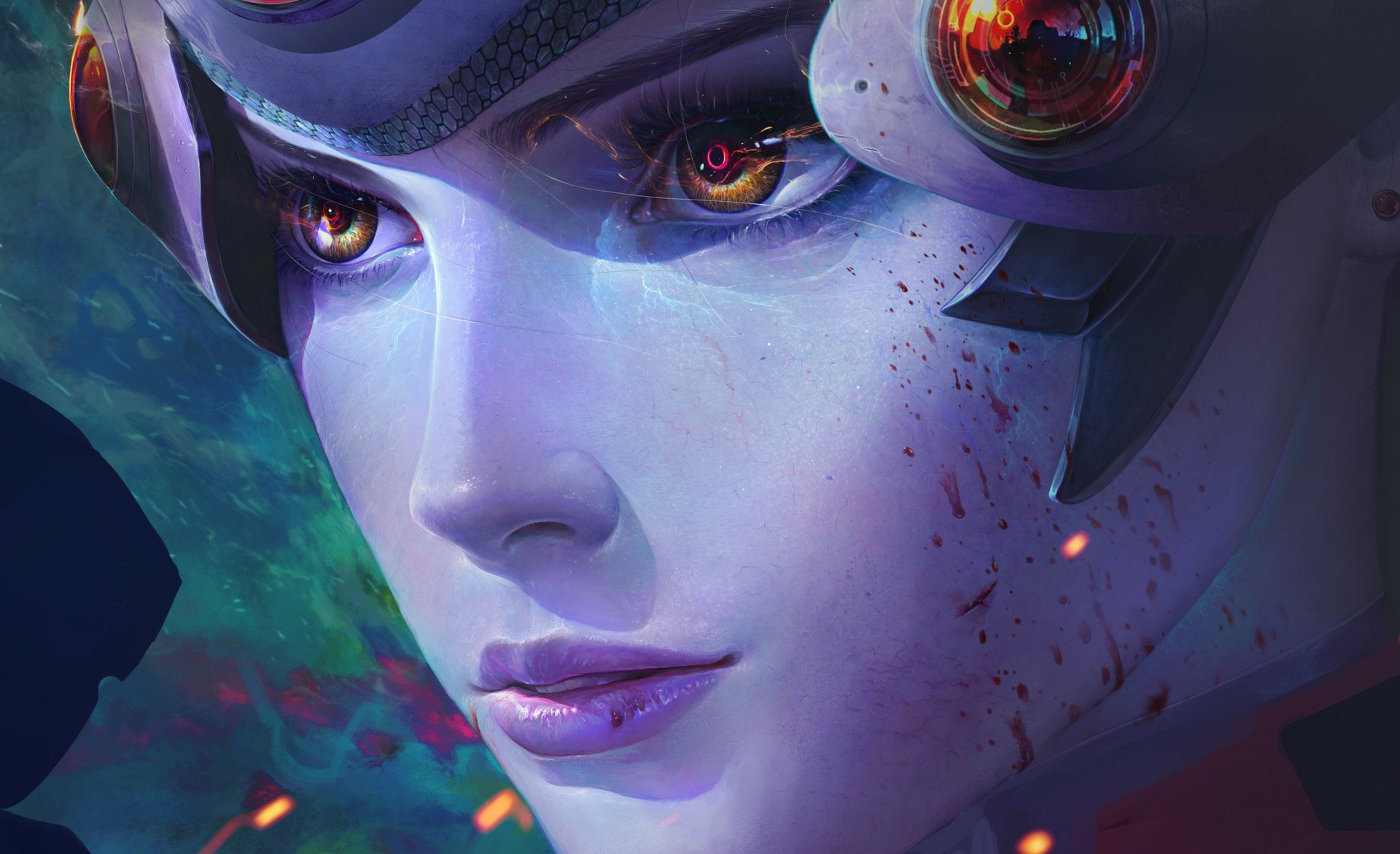 Widowmaker HD Wallpaper from Overwatch Video Game by ANG-angg