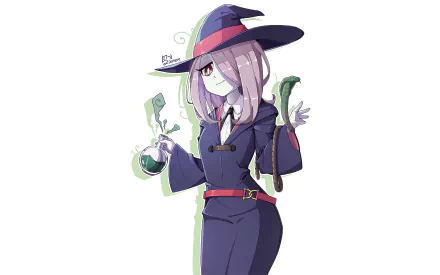 Sucy Manbavaran Anime Little Witch Academia HD Desktop Wallpaper | Background Image