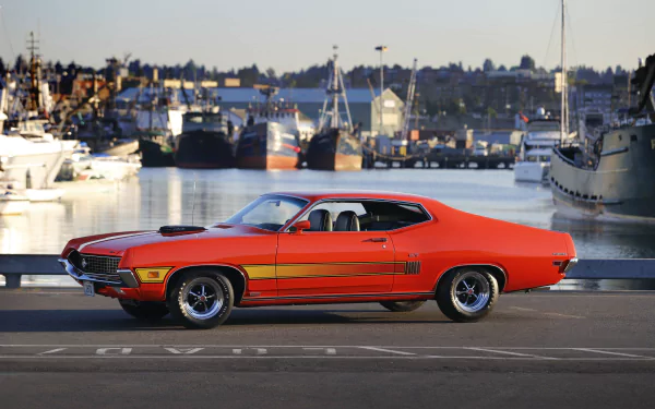 muscle car Ford Torino Cobra vehicle Ford Torino GT HD Desktop Wallpaper | Background Image