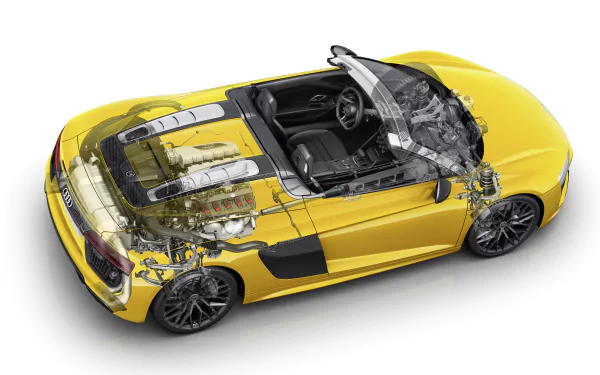 Audi R8 Spyder vehicle Audi R8 HD Desktop Wallpaper | Background Image