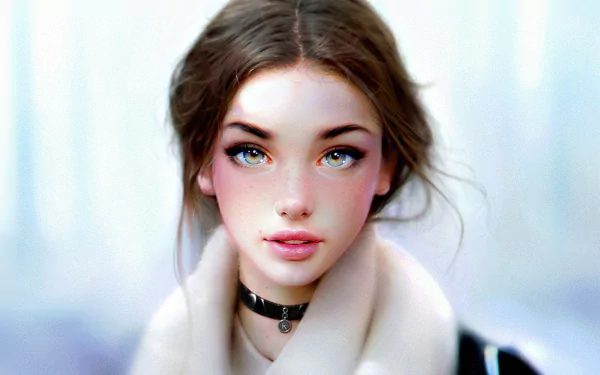  Hazel-Eyed Girl by Irakli Nadar