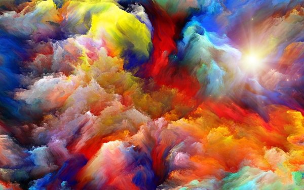 Artistic Cloud Colors Colorful Sunbeam HD Wallpaper | Background Image