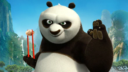 Po (Kung Fu Panda) movie Kung Fu Panda 2 HD Desktop Wallpaper | Background Image