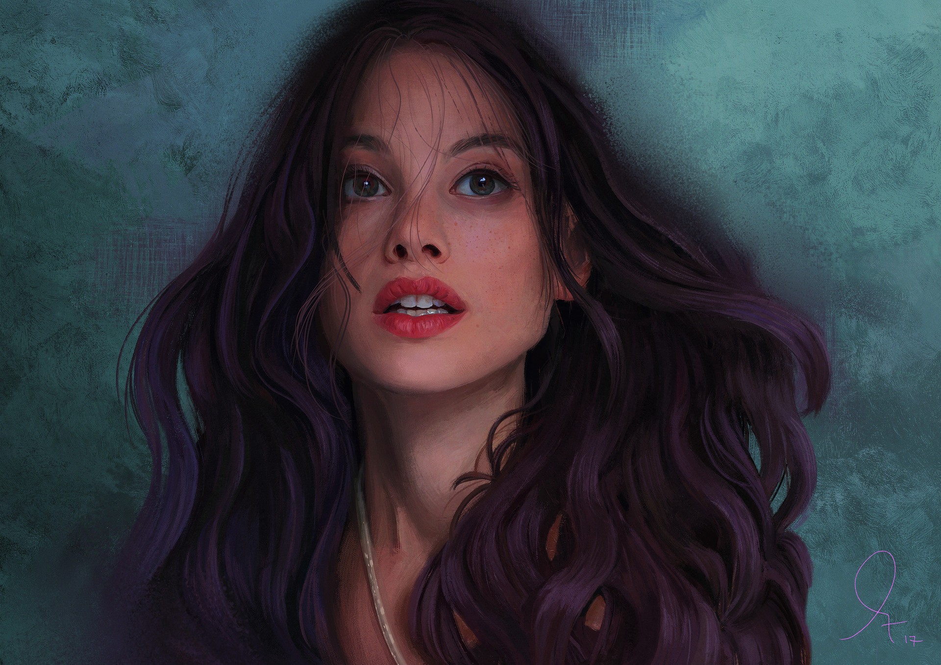 Painting of a Woman by Mandy Jurgens