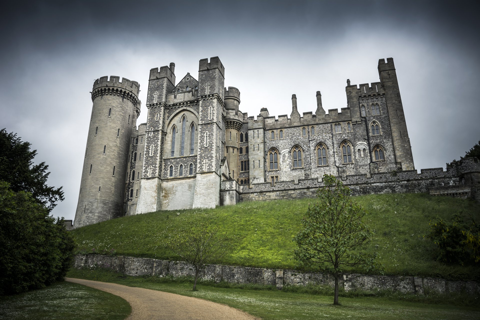 Castle family. Down view Castle.