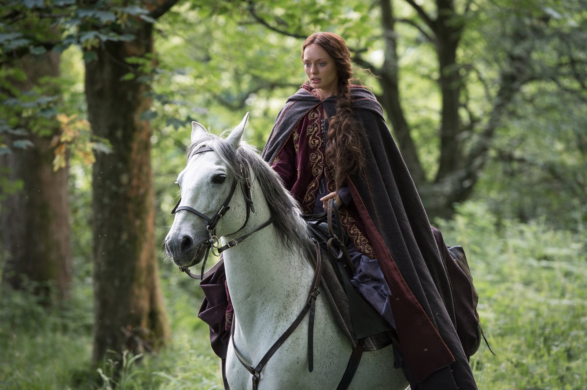 Download Laura Haddock Horse TV Show Da Vinci's Demons HD Wallpaper