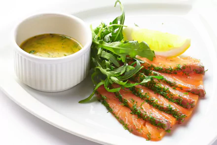 salmon seafood food fish HD Desktop Wallpaper | Background Image