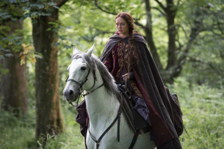 Laura Haddock horse TV Show Da Vinci's Demons HD Desktop Wallpaper | Background Image