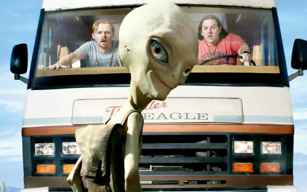 Nick Frost Simon Pegg movie Paul HD Desktop Wallpaper | Background Image