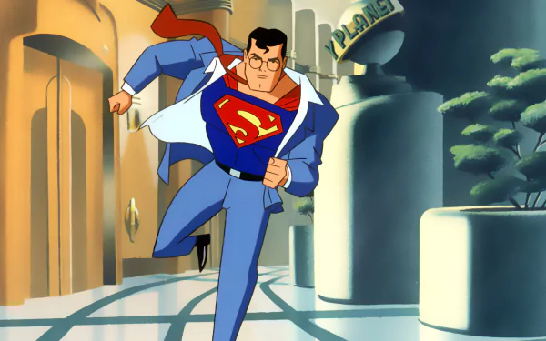 Daily Planet Clark Kent Superman TV Show Superman: The Animated Series HD Desktop Wallpaper | Background Image