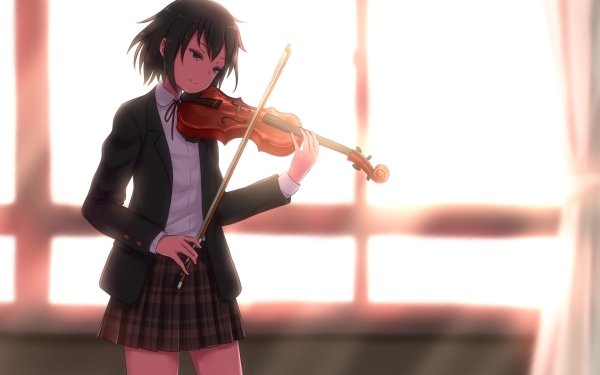 Anime Original Violin HD Wallpaper | Background Image