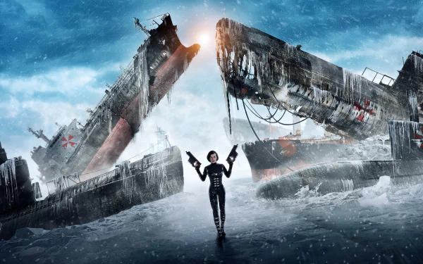 Alice (Resident Evil) Milla Jovovich movie Resident Evil: Retribution HD Desktop Wallpaper | Background Image