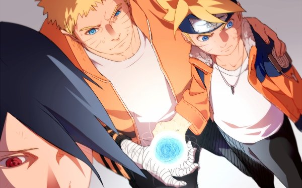 Anime Boruto Naruto Boruto Uzumaki Sasuke Uchiha Naruto Uzumaki HD Wallpaper | Background Image