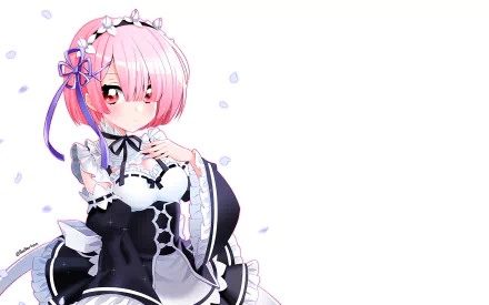 Ram (Re:ZERO) Anime Re:Zero - Starting Life in Another World HD Desktop Wallpaper | Background Image