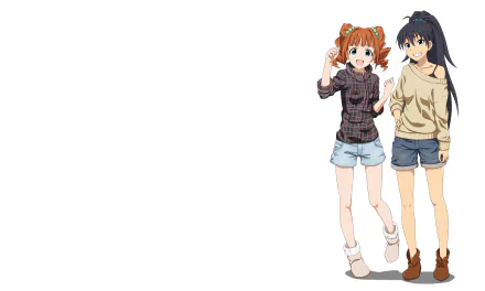 Yayoi Takatsuki Hibiki Ganaha Anime The iDOLM@STER HD Desktop Wallpaper | Background Image