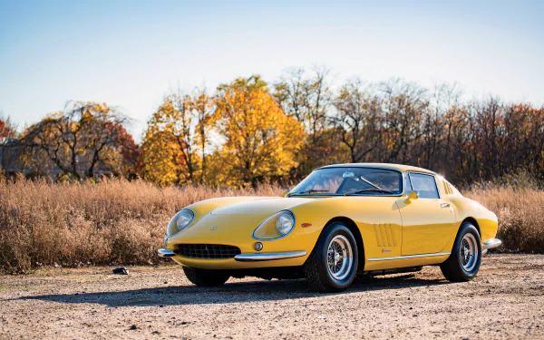 car yellow car Ferrari vehicle Ferrari 275 GTB HD Desktop Wallpaper | Background Image