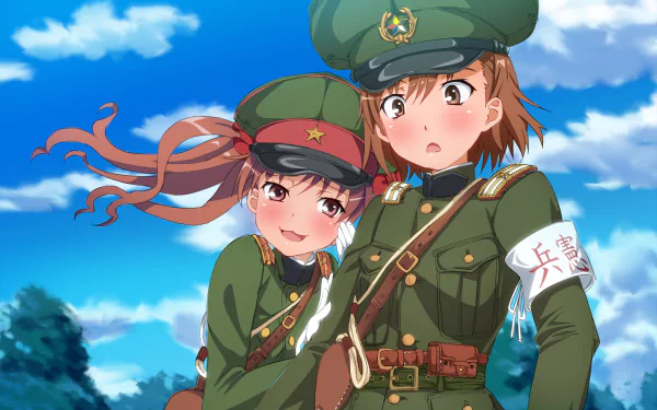 Kuroko Shirai Mikoto Misaka Anime A Certain Scientific Railgun HD Desktop Wallpaper | Background Image