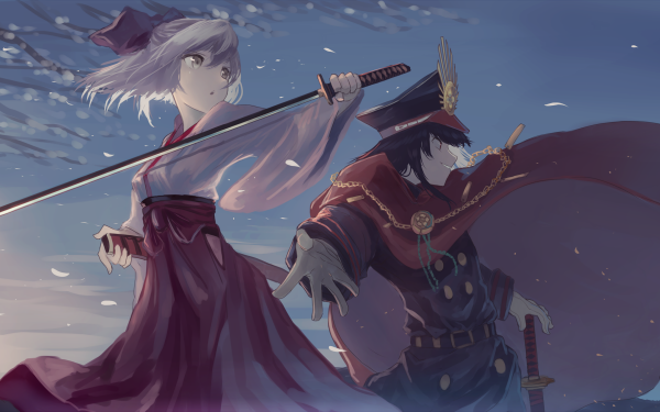 Anime Fate/Grand Order Fate Series Demon archer Sakura Saber Nobunaga Oda Okita Souji HD Wallpaper | Background Image