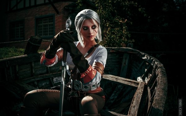 Women Cosplay The Witcher 3: Wild Hunt Ciri HD Wallpaper | Background Image