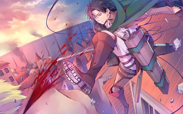 Anime Attack On Titan Shingeki No Kyojin Levi Ackerman HD Wallpaper | Background Image