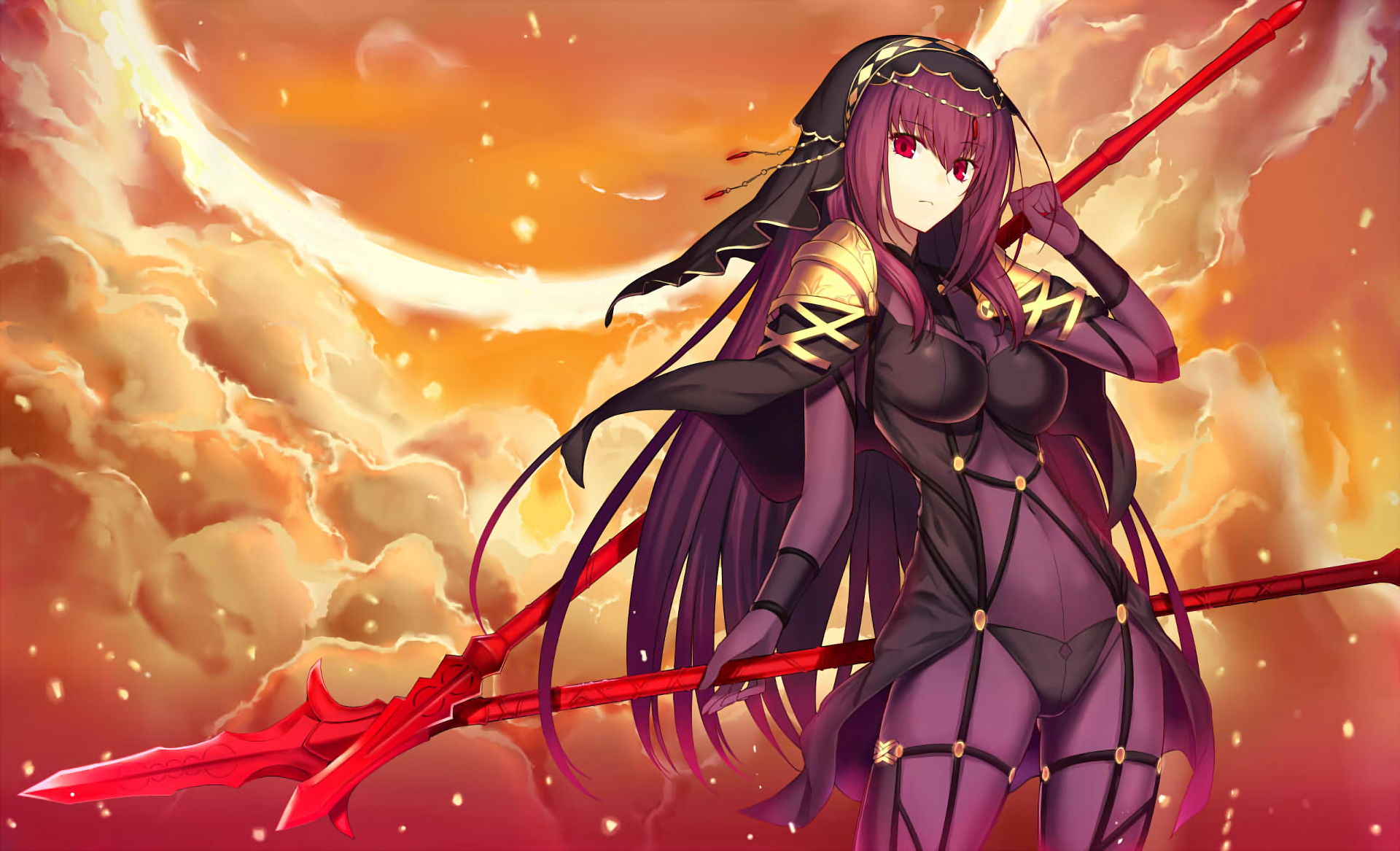 Scathach Fate Grand Order 高清壁纸 桌面背景 19x1167